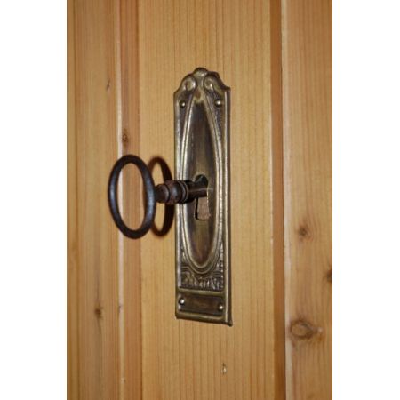 Antiker Weichholz Kleiderschrank Kiefer original englisch 1900