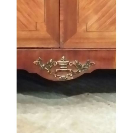 Original antiker französischer Kleiderschrank Mahagoni Nussbaum 1900