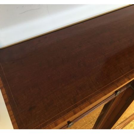 Edwardianisches antikes Mahagoni Bücherregal original 1900