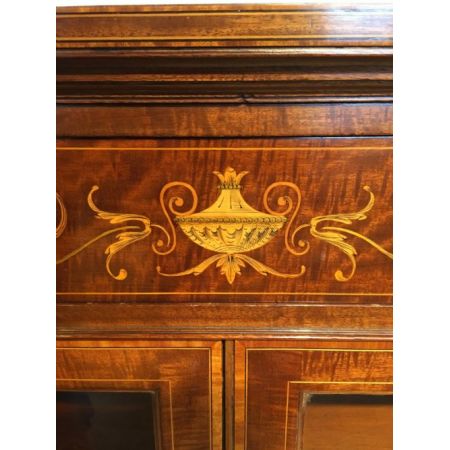 Edwardianisches antikes Mahagoni Bücherregal original 1900