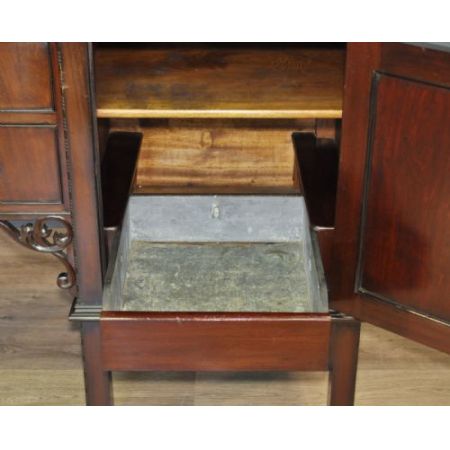 Großes original antikes Mahagoni Sideboard Flammenmaserung 1920