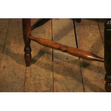 Hoher original antiker Smokers Chair Stuhl Birke englisch 1870