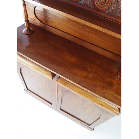 Original viktorianisches Mahagoni Sideboard antik England 1850