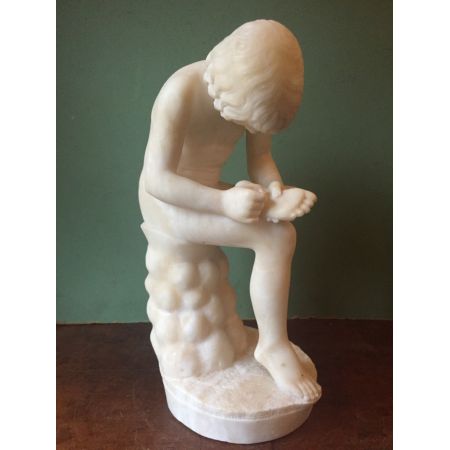 Antike italienische Skulptur Alabaster Pietro Bazzanti Original Plastik 1890