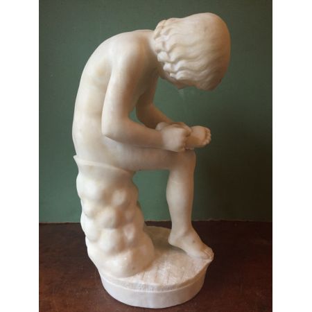 Antike italienische Skulptur Alabaster Pietro Bazzanti Original Plastik 1890