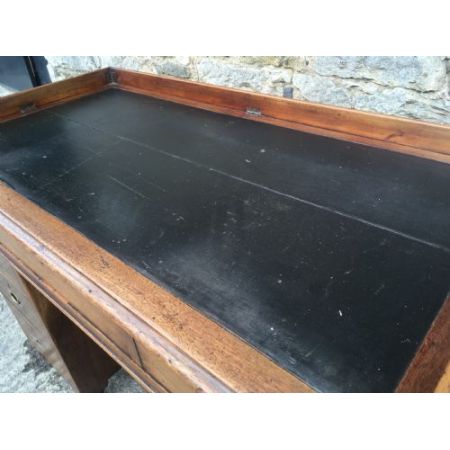 Original antiker Mahagoni Military Schreibtisch englisch