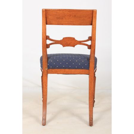 Einzigartiger Antiker Satz englischer Eiche Esszimmerstühle 8 Stück 1850