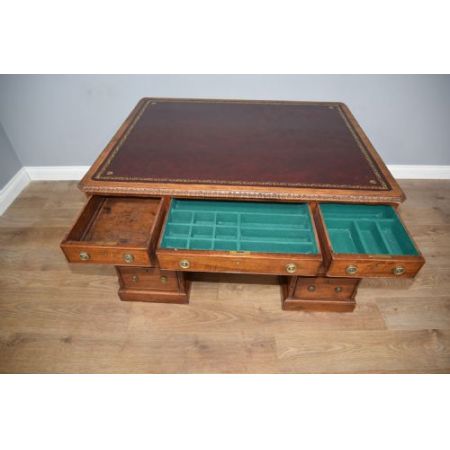 Viktorianischer Mahagoni schreibtisch original antik 1850