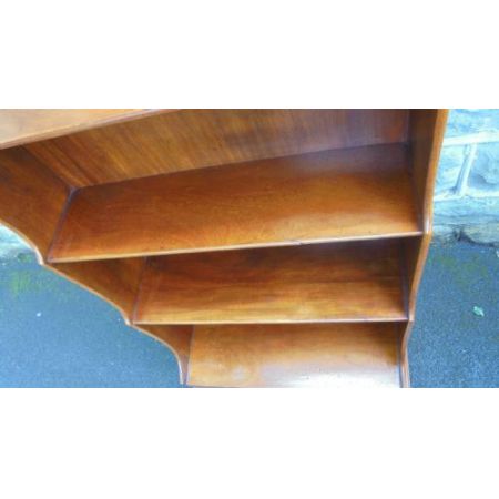 Kleiner edwardianischer original englischer Mahagoni Bücherschrank antik 1890