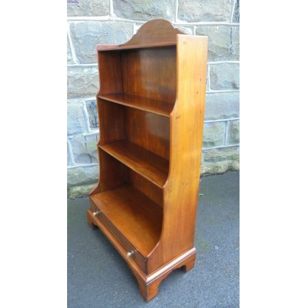 Kleiner edwardianischer original englischer Mahagoni Bücherschrank antik 1890