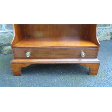 Kleiner edwardianischer original englischer Mahagoni Bücherschrank antik 1890