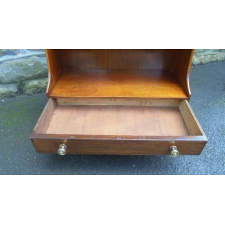 Kleiner edwardianischer original englischer Mahagoni Bücherschrank antik 1890