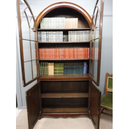 Englischer Edwardianischer Mahagoni Bücherschrank original antik 1910