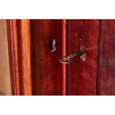 Hochwertiger original viktorianischer Mahagoni Bücherschrank Breakfront antik 1860