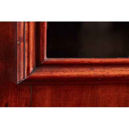 Hochwertiger original viktorianischer Mahagoni Bücherschrank Breakfront antik 1860