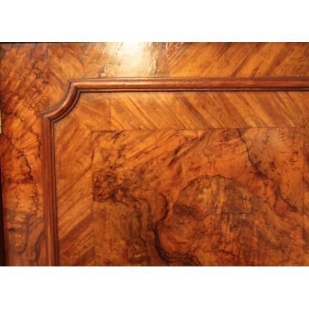 Einzigartiger Englischer Antiker William IV Breakfront Nussbaum Bücherschrank 1830