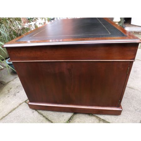 Feiner Antiker Regency Mahagoni Schreibtisch Partners Desk englisch 1810