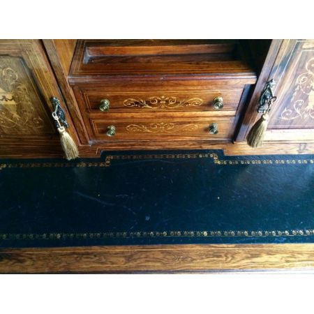 Original antiker Palisander Schreibtisch Bonheur du Jour edwardianisch 1902