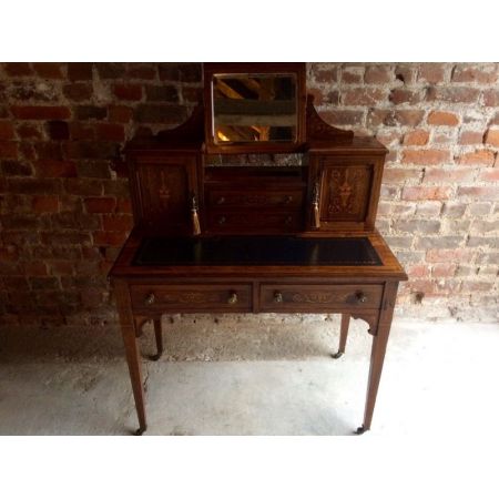 Original antiker Palisander Schreibtisch Bonheur du Jour edwardianisch 1902