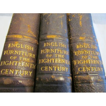 Englische Bücher Möbelkunde drei Stück original antik 1920