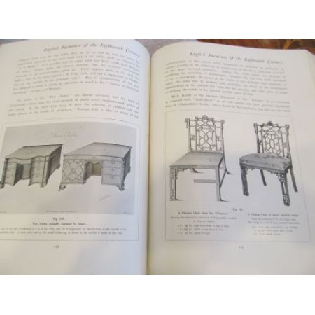 Englische Bücher Möbelkunde drei Stück original antik 1920