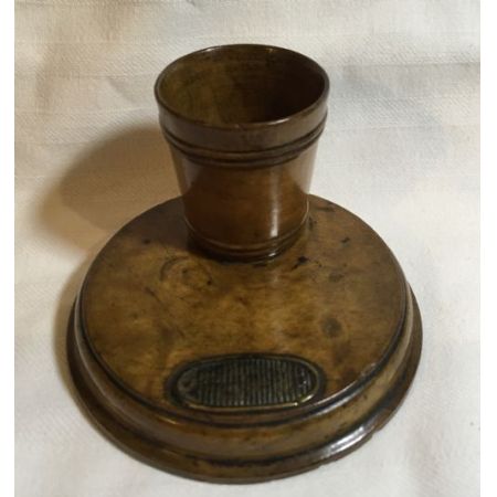 Praktisches Englisches Antikes Paar Nussbaum Zahnstocher Halter für den Tisch 1850