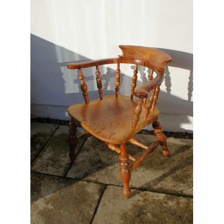 Viktorianischer original antiker Stuhl Esche Buche Captains Chair englisch 1850