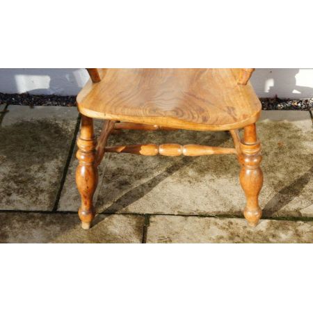 Viktorianischer original antiker Stuhl Esche Buche Captains Chair englisch 1850