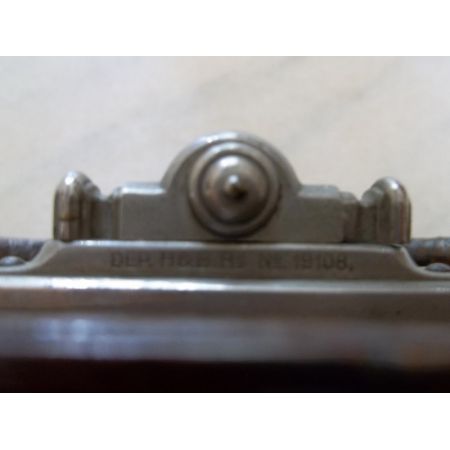 Viktorianische Englische antike Handtasche original Krokodil Haut Koffer 1891