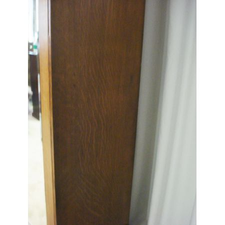 Original Antiker Englischer Arts and Craft Eichen Kleiderschrank ca. 1900