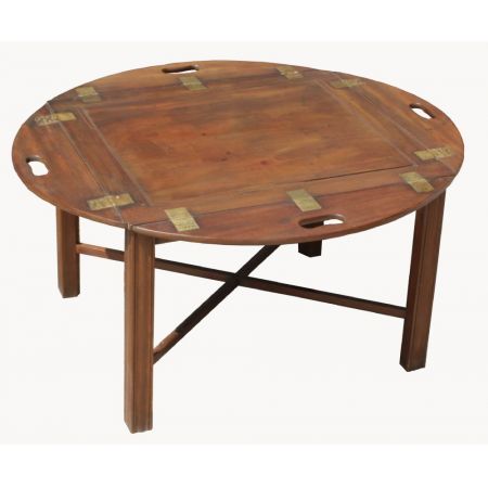 Schöner original viktorianischer Mahagoni Butlers Tray Tisch antik 1850