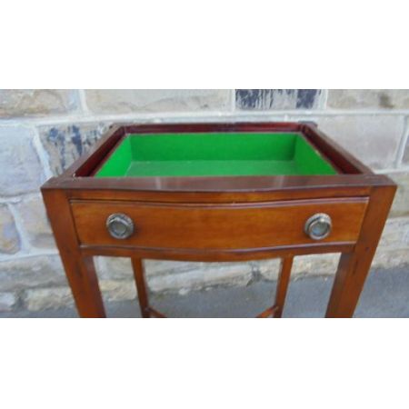 Edwardianischer Antiker Mahagoni Butlers Tray Tisch 1890