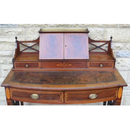 Original Antiker Englischer Edwardianischer Damen Schreibtisch ca. 1900