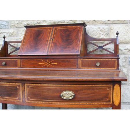 Original Antiker Englischer Edwardianischer Damen Schreibtisch ca. 1900