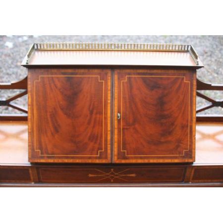 Original Antiker Englischer Edwardianischer Damen Schreibtisch ca. 1900