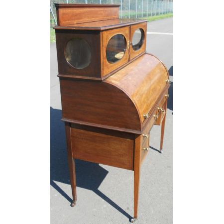 Hübscher antiker Edwardianischer Mahagoni Sekretär englisch 1900