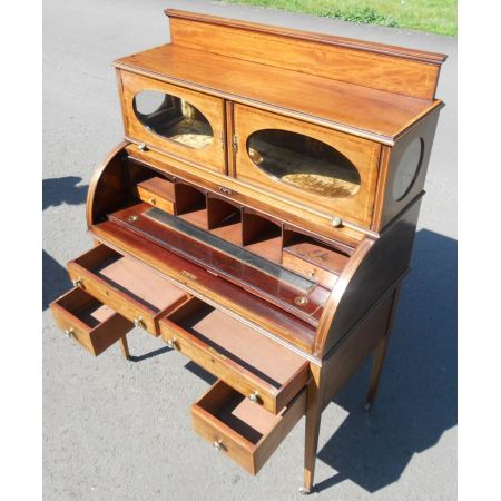 Hübscher antiker Edwardianischer Mahagoni Sekretär englisch 1900