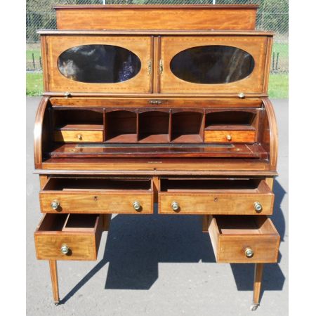 Hübscher antiker Edwardianischer Mahagoni Sekretär englisch 1900