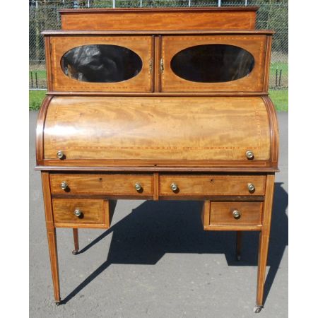 Hübscher antiker Edwardianischer Mahagoni Sekretär englisch 1900