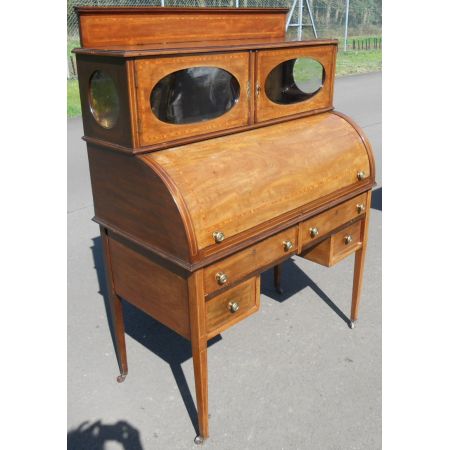 Hübscher antiker Edwardianischer Mahagoni Sekretär englisch 1900