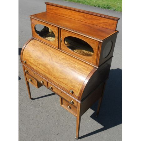 Hübscher antiker Edwardianischer Mahagoni Sekretär englisch 1900