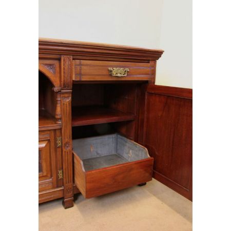 Original antikes viktorianisches Mahagoni Sideboard englisch 1850