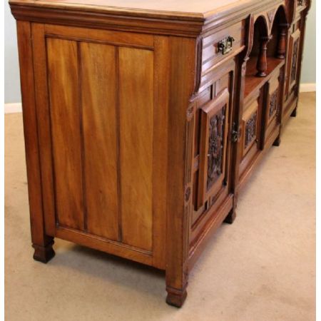 Original antikes viktorianisches Mahagoni Sideboard englisch 1850