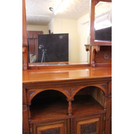 Original antikes viktorianisches Mahagoni Sideboard englisch 1850