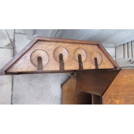 Herrlicher antiker kleiner Eichen Barschrank Heals edwardianisch 1890