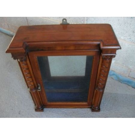 Hervorragende antike viktorianische kleine Mahagoni Breakfront Vitrine 1850 