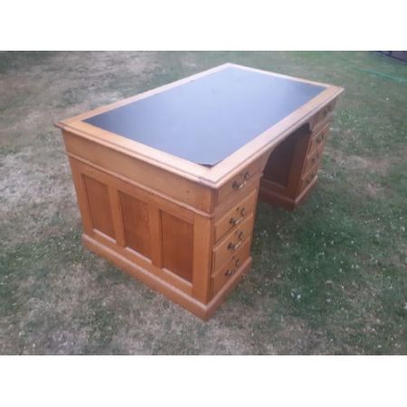 Großer original antiker Schreibtisch Eiche England 1910