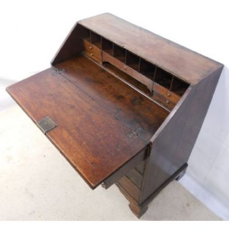 Georgianischer original antiker Sekretär Eiche englisch 1700