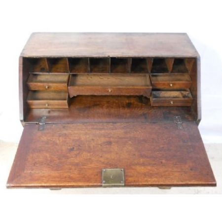 Georgianischer original antiker Sekretär Eiche englisch 1700