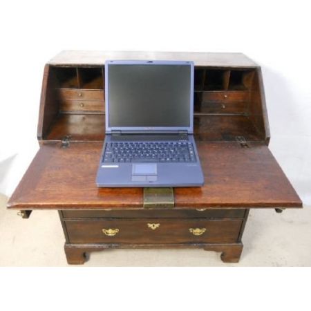 Georgianischer original antiker Sekretär Eiche englisch 1700